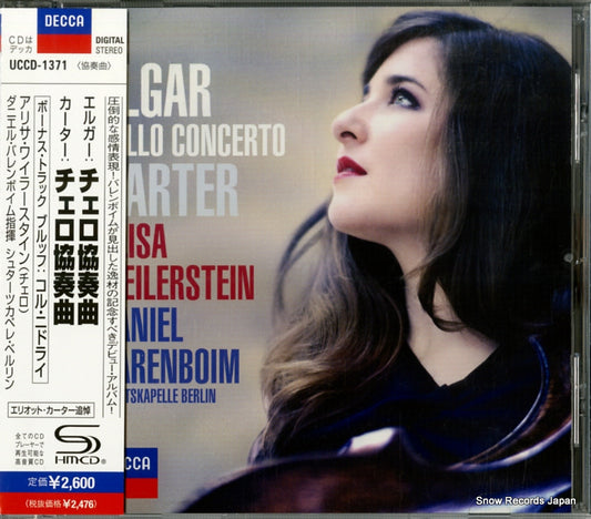 WEILERSTEIN, ALISA elgar & carter; cello concerto UCCD-1371