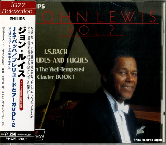LEWIS, JOHN bach; preludes and fugues vol.2 PHCE-12002
