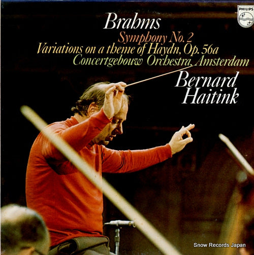 HAITINK, BERNARD brahms; symphony no.2 18PC-70