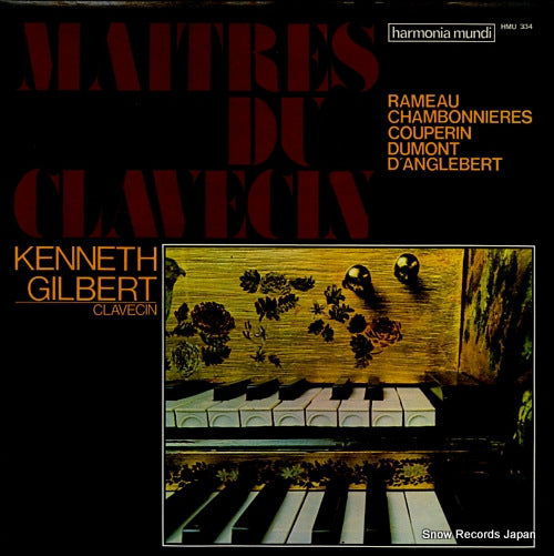 GILBERT, KENNETH maitres du clavecin HMU334