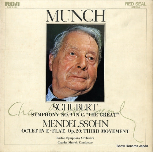 MUNCH, CHARLES schubert; symphony no.9 "the great" SRA-2554