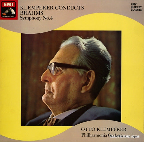 KLEMPERER, OTTO brahms; symphony no.4 SXLP30214