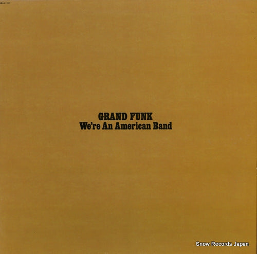 GRAND FUNK we're an american band SMAS-11207