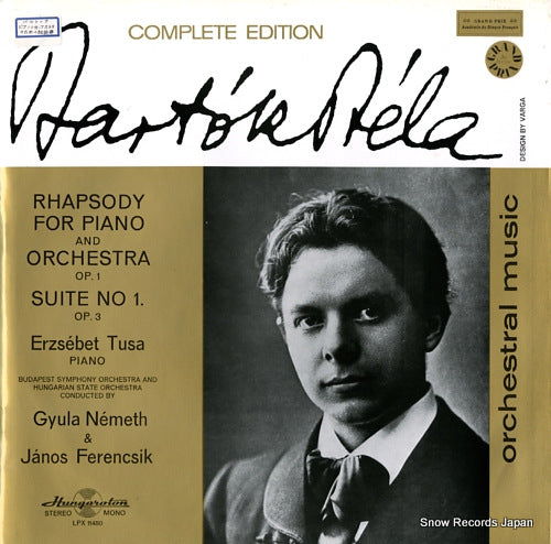FERENCSIK, JANOS bartok; rhapsody for piano and orchestra op.1/suite no.1 op.3 SLPX11480