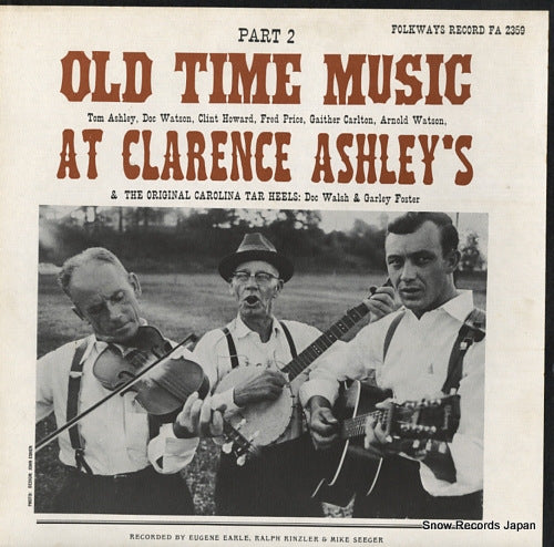 V/A old time music at clarence ashley's part 2 FA2359