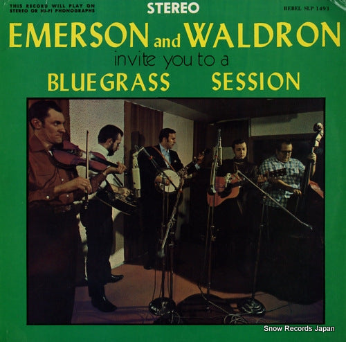 EMERSON AND WALDRON bluegrass session SLP1493