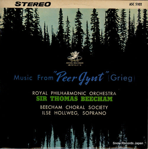 BEECHAM, THOMAS grieg; music from "peer gynt" ASC5102
