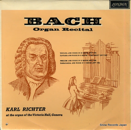RICHTER, KARL bach; organ recital CS6172