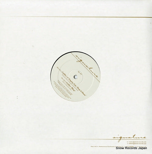 CALIBRE & SINGING FATS drop it down/bleep SIG006