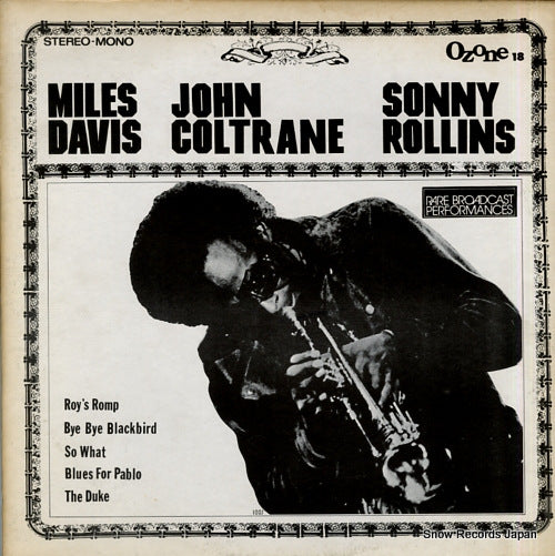 DAVIS, MILES / JOHN COLTRANE / SONNY ROLLINS rare broadcast performances OZ1007