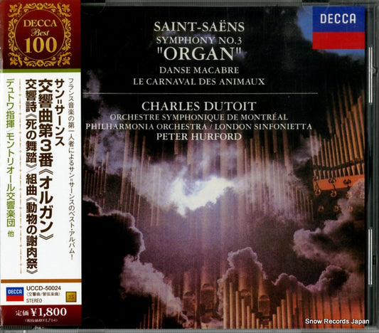 DUTOIT, CHARLES saint-saens; symphony no.3 "organ" UCCD-50024