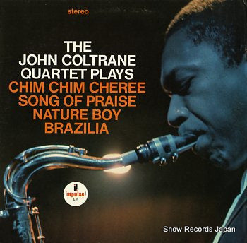 COLTRANE, JOHN the john coltrane quartet plays AS-85