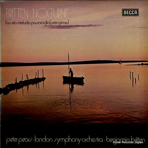 PEARS, PETER britten; nocturne SXL2189