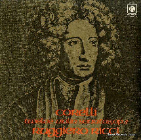 RICCI, RUGGIERO corelli; twelve violin sonatas op.5 ULX-3092