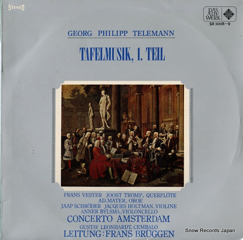 BRUGGEN, FRANS tafelmusik 1 teil SR1008