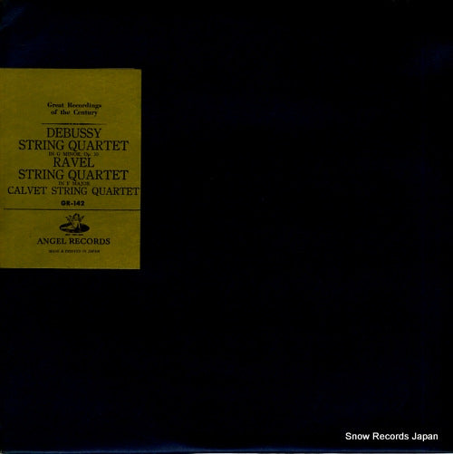 CALVET STRING QUARTET debussy / ravel; string quartet GR-142