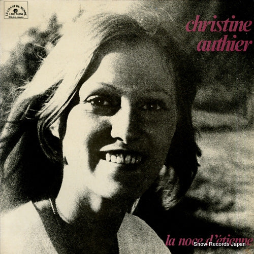 AUTHIER, CHRISTINE la noce d'etienne LDX74656