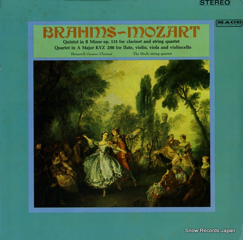 GEUSER, HEINRICH brahms / mozart; quintett / quartett SM9029