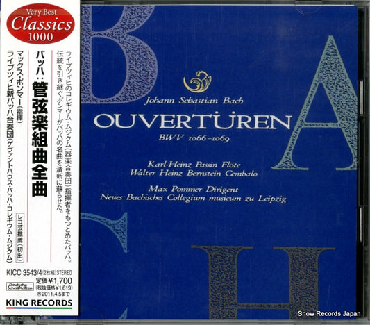 POMMER, MAX bach; ouverturen KICC3543