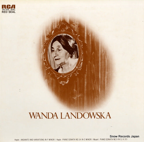 LANDOWSKA, WANDA wanda landowska SRA-7609