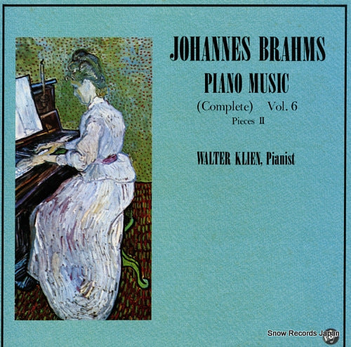 KLIEN, WALTER brahms; piano music vol.6 H-4587V