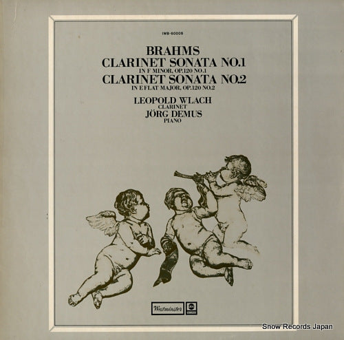 WLACH, LEOPOLD / JORG DEMUS brahms; clarinet sonata no.1/no.2 IWB-60005
