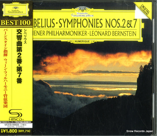 BERNSTEIN, LEONARD sibelius; symphonies nos.2 & 7 UCCG-50025