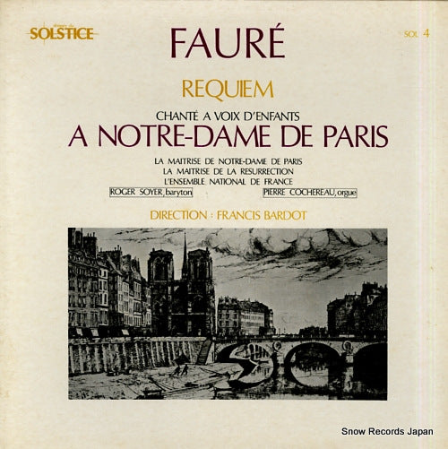 BARDOT, FRANCIS faure; requien SOL4