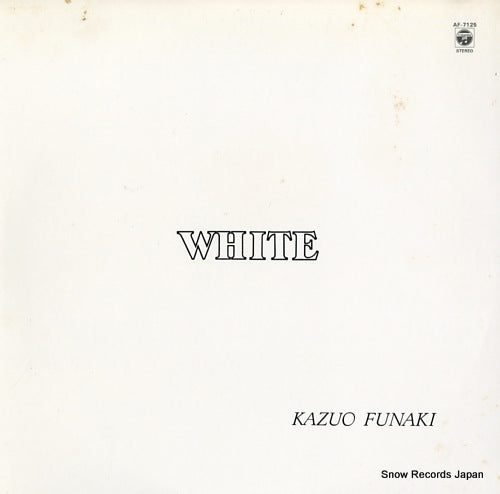 FUNAKI, KAZUO white AF-7125