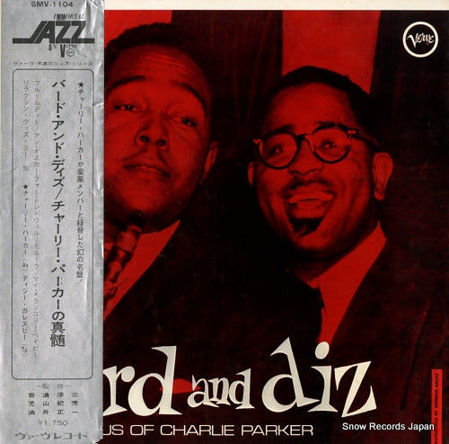 PARKER, CHARLIE bird and diz the genius of charlie parker SMV-1104