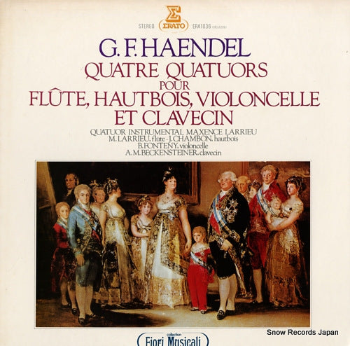 LARRIEU, MAXENCE haendel; quatre quatuors ERA-1036