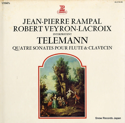 RAMPAL, JEAN-PIERRE telemann; quatre sonates pour flute & clavecin OS-2745-RE