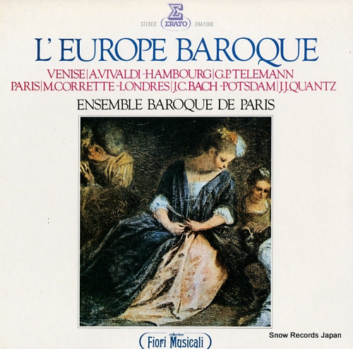 ENSEMBLE BAROQUE DE PARIS l'europe baroque ERA-1068