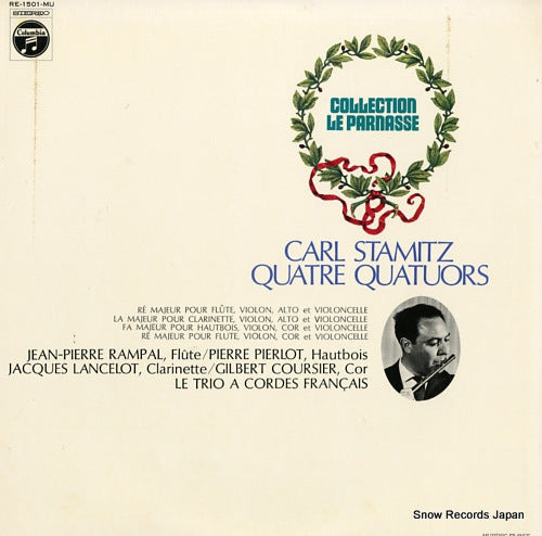 RAMPAL, JEAN-PIERRE stamitz; quatre quatuors RE-1501-MU