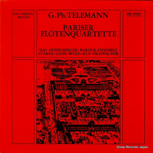DAS HEIDELBERGER BAROCK-ENSEMBLE telemann; pariser flotenquartette SM92007