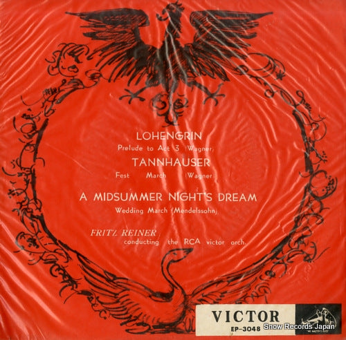 REINER, FRITZ wagner; lohengrin prelude to act 3 EP-3048