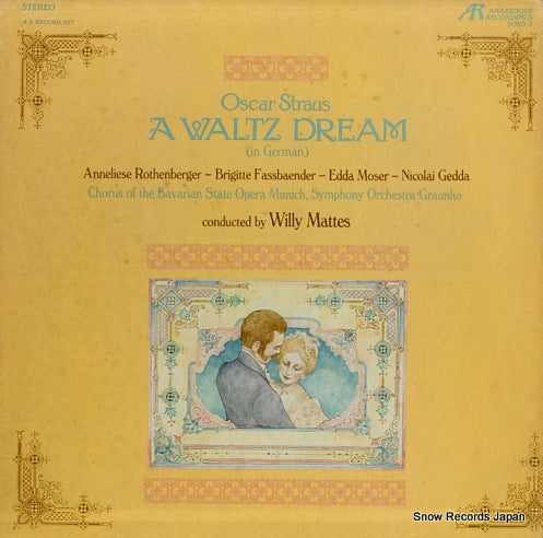 MATTES, WILLY straus; a waltz dream 8063-2