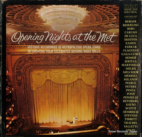 V/A opening nights at the met AGM3-4805