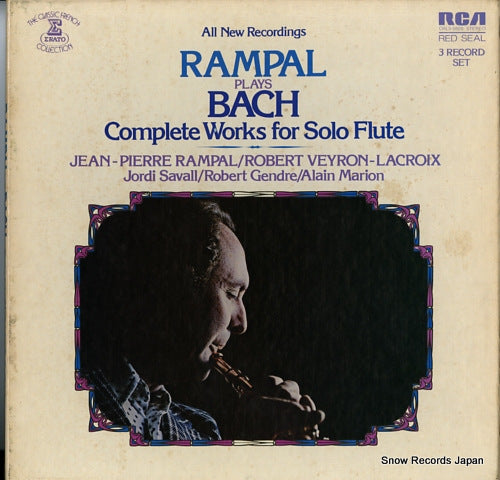 RAMPAL, JEAN-PIERRE bach; complete works for solo flute CRL3-5820