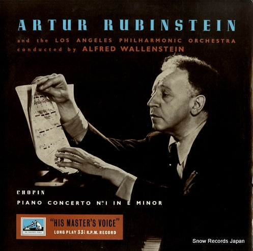 RUBINSTEIN, ARTUR chopin; concerto no.1 in e minor op.11 ALP1250
