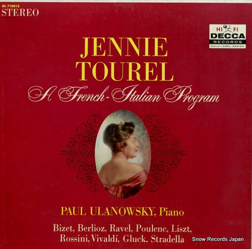 TOUREL, JENNIE a french-italian program DL710013
