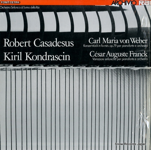 CASADESUS, ROBERT weber; konzertstuck in fa min op.79 LAR18