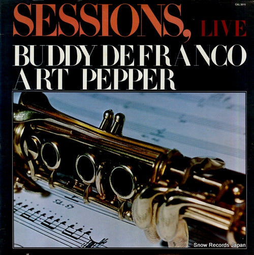 DE FRANCO, BUDDY / ART PEPPER sessions, live CAL3015