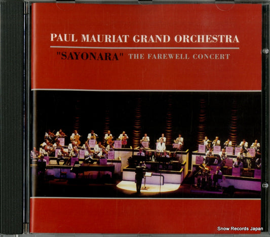 MAURIAT, PAUL sayonara the farewell concert VAL4-2000
