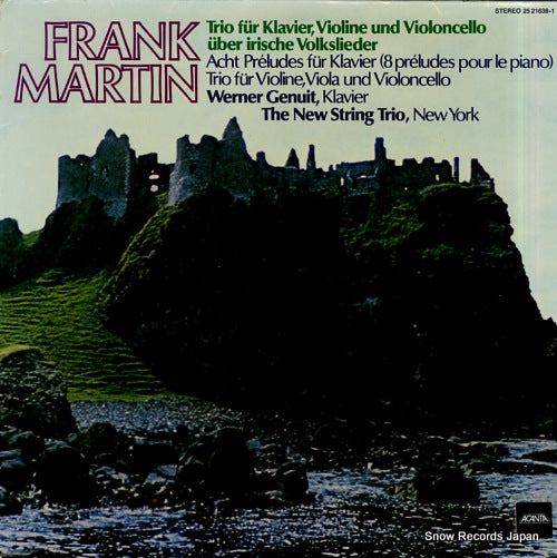 GENUIT, WERNER frank martin; trio fur klavier, violine und violocello 2521638-1
