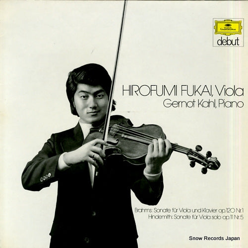 FUKAI, HIROFUMI brahms; sonate fur viola und klavier op.120 nr.1 2555010