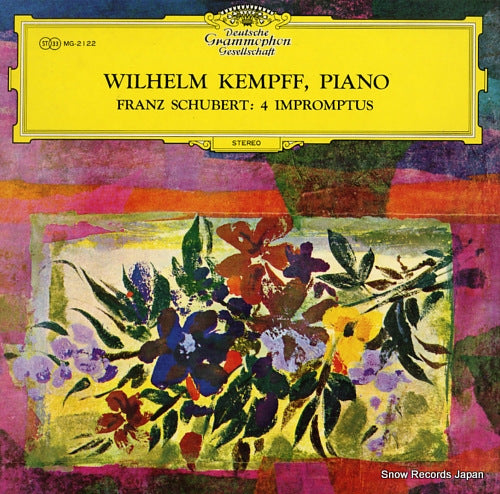 KEMPFF, WILHELM schubert; 4 impromptus MG2122