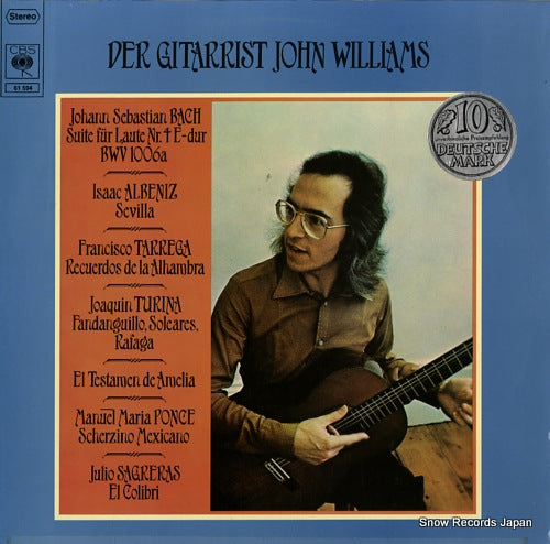 WILLIAMS, JOHN der gitarrist john williams CBS61594