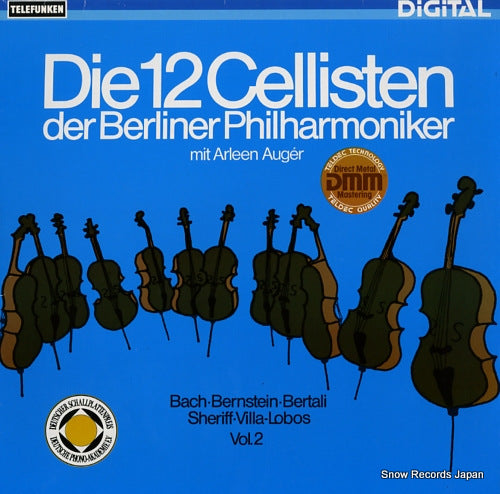 DIE 12 CELLISTEN DER BERLINER PHILHARMONIKER bach, bernstein, bertali, sheriff, villa-lobos vol.2 6.42525