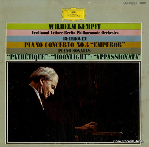 KEMPFF, WILHELM beethoven; piano concerto no.5 "emperor" MG8593
